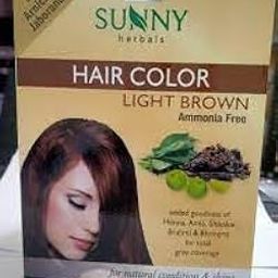 Light Brown Hair Color without Ammonia Free 20 Grams - (Pack of 12)-image-13