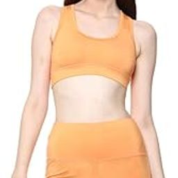 Women's Organic Bamboo Sports Bra – Full Support, Non-Wired, Full Coverage | Antimicrobial, Comfortable Yoga & Workout Bra | Scoop Neck, Soft & Breathable Fabric-1