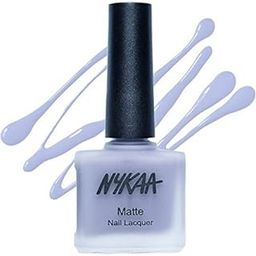 Nykaa Matte Nail Enamel - Blueberry Frosting (Shade No.16) (9 ml)-picture-47