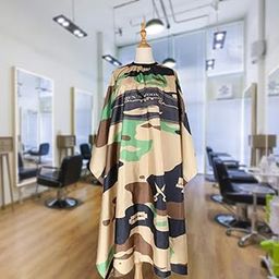 Salon Hairdresser Hair Cutting Cape Barber Cloth Apron Hair Cut Camou | Styling Capes & Gowns | Salon & Spa Equipment-picture-43