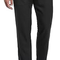 Portfolio Modern Fit Twill Men's Dress Pants, Flat Front, Stretch Fabric, Soft and Durable, Straight Leg-39