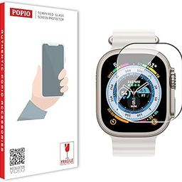 POPIO Tempered Glass For Apple Watch Ultra/Apple Watch Ultra 2 (Transparent) Edge To Edge Full Screen Coverage With Easy Installation Kit for Smartwatch-11