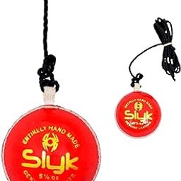 SLYK Leather Hanging Cricket Ball for Practice – Leather String Ball for Bat Knocking, Shot Training, Skill Development & Hand-Eye Coordination (ClipBall (String Clipped Outside))-28