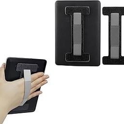 ALMEKAQUZ 2 Pack Kindle Hand Strap, Universal Non-Slip Holder for Hand, Tablet Handle Grip for iPad, Kindle, and Large Phone (Black)-picture-25