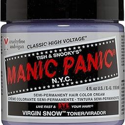 Manic Panic Semi Permanent Hair Color Cream, Virgin Snow, 113g-image-43