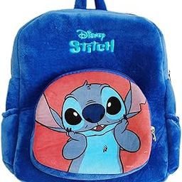 Stitch Front Pocket Plush Bag Cute & Cozy Disney-Inspired Backpack for Kids & Teens-image-14