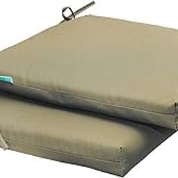 H B MASLA Outdoor Indoor Seat Cushions, Square Epe Foam Dining Chair Pads,All Weather, 16"x16"x2",2 Count (Beige)-image-39