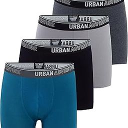 Anti Bacterial Premium Cotton Spandex Trunks Underwear for Men with No Marks Waistband - Moisture Wicking and StayFresh Treatment (Pack of 4)-image-27