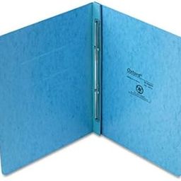 Oxford Heavyweight PressGuard and Pressboard Report Cover w/Reinforced Side Hinge, 2-Prong Fastener, 3" Cap, 8.5 x 11, Light Blue-1