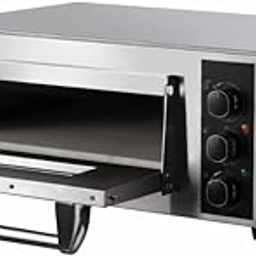 Shoppers Hub PNQ Single Deck 20x20 Inches Multipurpose Electric Commercial Stainless Steel Single Deck Stone Pizza Oven (With Inner Stone Baking Heating Area 20 x 20 Inches Approx) Use in Hotels,-10