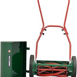 MAXGREEN Side Wheel Lawn Mower MSW 12” – Heavy-Duty Cast Iron Frame, 5-Blade Cutting Cylinder, Adjustable Cutting Height, 8” Solid Rubber Wheels (Green)-image-9