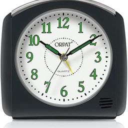 Ajanta Orpat Time Piece Snooze Buzzer Alarm Analog Clock with Light Function (Plastic_105X100X50mm) (T.Grey)-picture-18