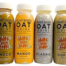 HEALTHY VIBES MATTER Assorted Oat Drink | Plant Based | Lactose Free | Gluten Free | No Preservatives | Zero Cholesterol | Dairy Free| Source of Calcium & Vitamins (Assorted, 6)-55