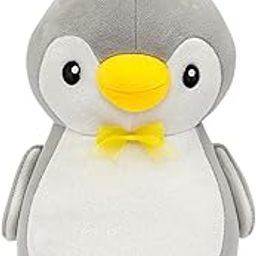 Mohit Soft Toys Grey Penguin Soft Toy for Kids Cute Stuffed Animal with Bow Tie Plush Toy Gift for Baby Boys and Girls 25 cm-image-86