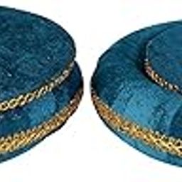 Blue Panther Wooden Tabla Gaddi Set (Multicolor)-image-45