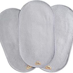 BlueSnail Waterproof Changing Pad Liners 3 Count (14"X26.5", Gray) Bassinet Pad Liner-image-45