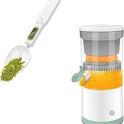 Techking Combo C1021 - Citrus Juicer, Orange Squeezer, Wireless Juicer Blender with USB Charging & Digital Weight Measuring Spoon Scale, Multi-Function with Accurate LCD Display-2