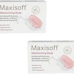 Moisturizing Soap |For Soft Hydrate & Nourished Skin|Paraben Free & Sulphate Free|For Men & Women|For all Skin Types| Pack of 2 (75gm X 2)-20