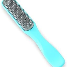 UMAI Flat Hair Brush with Strong & Flexible Bristles | Curl Defining Brush for Thick Curly & Wavy Hair | Small Size | Hair Styling Brush for Women & Men (Blue)-image-78