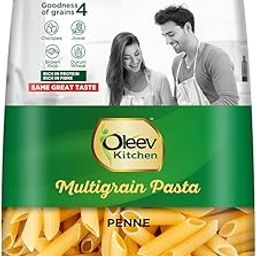Oleev Kitchen Multigrain Penne Pasta|No Maida- 50% higher protein|Healthy Pasta made with Chickpea, Jowar, Brown Rice and Durum Wheat, 400 gram-image-31