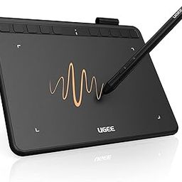 UGEE Drawing Tablet S640 Digital Graphics Pad with Battery-Free Stylus Tilt Function 8192 Pressure Sensitivity 10 Express Keys Pen Tablet for Beginner Support Windows Mac Linux Android TY-image-28