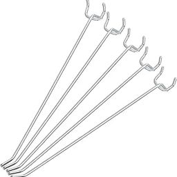 Neiko 53104A 8” Pegboard Hook Organizer Kit, 50 Pack, Hanging Hooks Set for Garage Organization, Great for Wall Hanging and Shelving, Tool Storage, Craft Organizing-10