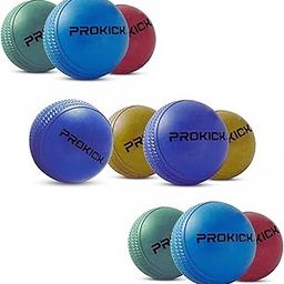 Prokick Cricket Rubber Balls|Made of Rubber for Cricket Tournament, Gully Cricket and Training|Cricket Rubber Ball|(Multicolor Ball (Pack of 10) Standard Size-image-32