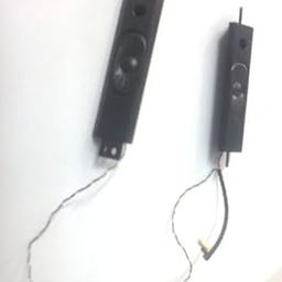 Internal Speakers Set (L&R) for Laptop Notebook & Other Small Gadgets DIY - Check Size & All Images- Read Full Description - Before You Buy Black - 4MM MOLEX Connector- 3WATT-21