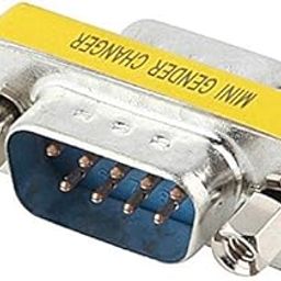 9 Pin RS-232 DB9 Male to Male Serial Cable Gender Changer Coupler Adapter-image-14