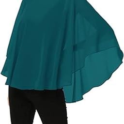 Chiffon Sheer Cape- DN- 504- Length - 24 inches-image-21