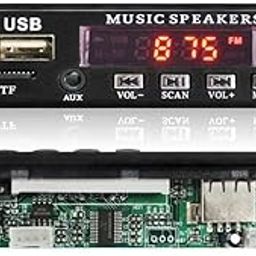 RASHRI Ultimate Bluetooth FM USB AUX Card MP3 Stereo Wireless TF Radio Audio Video Player Decoder Module Transmitter Board Kit with IR Remote for Car Multichannel Audio Amplifier 5V / 7-12V-18