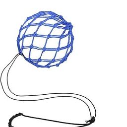 Football Kick Trainer Adjustable Boys Football Skills Soccer Ball Net Kicker Blue | 1Soccer Return Trainer Net(Not Include Ball)-picture-1