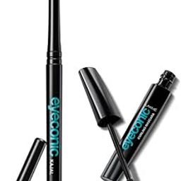 Lakmé Eyeconic Kajal, Black, 0.35g and Eyeconic Curling Mascara, Black, 9ml (Combo)-42