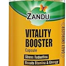 Zandu Vitality Booster Capsule, With Goodness of Ashwagandha, Safed Musli, Gokshur, Shuddha Shjilajit, Helps to Boost Energy and Strength - Pack of 60 Veg Capsules-10
