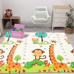 UCRAVO Foldable Floor – Baby Play Mat with Letters, Anti-Slip Crawling for Babies, Thick Educational Play for Toddlers, Portable Baby Activity Mat, Safe & Comfortable Crawling Surface-picture-24