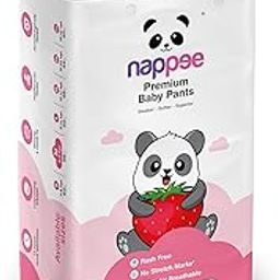 Nappee Diapers Ultra Soft Disposable Baby Diapers, (Size M) For 7–12 kg Baby | Pant Style | Pack of 56 Pieces-image-8