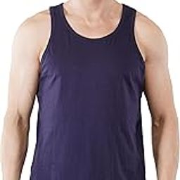 100% Pure Cotton Men's Sleeveless Vest for Gym and Tank Top Sando-picture-54