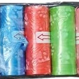 Pet Waste Bag Rolls, Multi-Coloured, Universal Dispenser Compatible, Compact Design-image-13