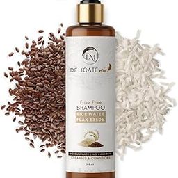 Delicate Me Rice Water & Flax Seeds Shampoo for Frizz Free Hair | Sulphate Free Shampoo for Hair Strengthening & Smoothening | 200ml-image-36