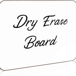 PEN UP Small White Board, Dry Erase Mini Whiteboard 9x12 Inch, Dry Erase Board, Dry Erase Lapboards Handheld Personal White Boards for Students, Kids, Office (Pack of 4)-13