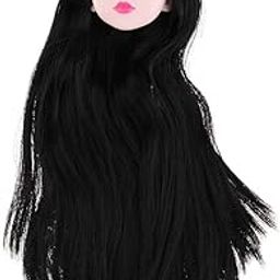 CALANDIS™ 1/4 BJD Head Sculpt with Black Hair Doll Replacement Body Part Accessory | Full Size, SD | Dollfie & BJDs | by Brand, Company, Character | Dolls-image-23