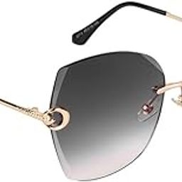 UV Protected Square Women Sunglasses - (S012MG2879Z | Black Lens | Clear Frame)-image-56