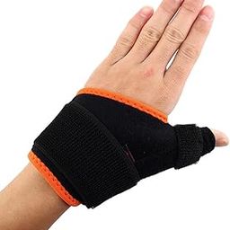 ZHuidjo Outdoor Basketball Volleyball Exercises, Adjustable Hand Support Bandage Wristband Sport Left Wrist Black Orange (SN: 025 2a0 91b 200 214)-image-47