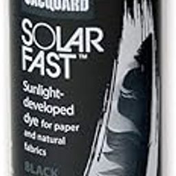 Jacquard SolarFast Dyes 118.29 ml - Apply SolarFast to Fabric or Paper Using a Brush, Sponge, Brayer or Squeegee. Expose The Design to Sunlight and Watch The Color Magically Appear! (Black)-image-8