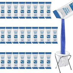 Poesie Liquid Waste Gel for Portable Toilet 25 Packets Porta Potty Degradable Absorbent Gel Eco Friendly Poo Urine Powder for Outdoor Recreation Camping Toilet Emergency Toilet Treatment Chemicals-image-60