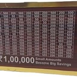 Wooden Money Savings Box | Wooden Money Bank for Kids & Adults | Traditional Savings Box | Mini Wooden Money Saver with Numbers-image-99