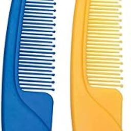 Mee Mee Soft Bristled Comb Set | BPA Free (Easy Grip, Blue Orange)-17