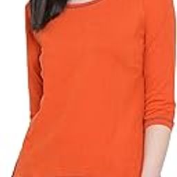 Women's Solid Regular Fit T-Shirt-image-31