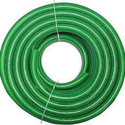 TechnoCrafts PVC Braided Water Pipe for Garden, Car Washing, Garden Pipe for Home 20 Meter (65 feet) 1" (1 Inch or 25mm) Bore Size - 3 Layered Hose Pipe | (Green.2000cm) |-11