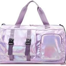 Duffel with Shoulder Strap for Men's & Women's| Multi Function Bag Duffle for Travel, Sports, Fitness & Workout (Light Purple)-image-51